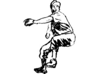 Sticker Custom Preview Image #121911 Sports Line Art Baseball Pitcher3