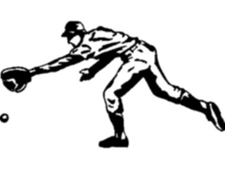 Sticker Custom Preview Image #121924 Sports Line Art Baseball Player07