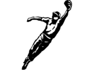 Sticker Custom Preview Image #121928 Sports Line Art Baseball Player11