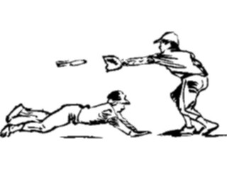 Sticker Custom Preview Image #121930 Sports Line Art Baseball Players