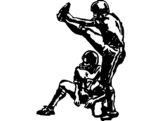 Sticker Custom Preview Image #121991 Sports Line Art Football Place Kicker