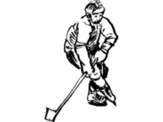 Sticker Custom Preview Image #122042 Sports Line Art Ice Hockey03