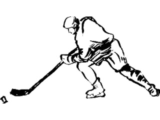 Sticker Custom Preview Image #122049 Sports Line Art Ice Hockey10