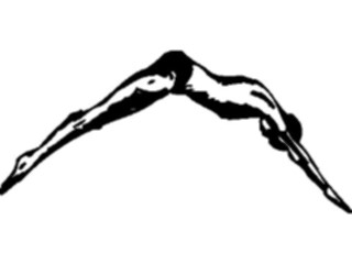 Sticker Custom Preview Image #122134 Sports Line Art Swimmer02
