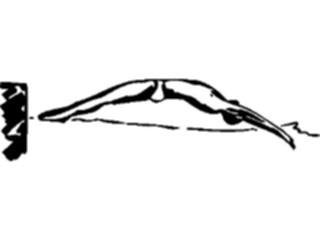 Sticker Custom Preview Image #122140 Sports Line Art Swimmer08