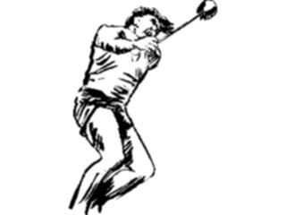 Sticker Custom Preview Image #122149 Sports Line Art T F Hammer Throwing