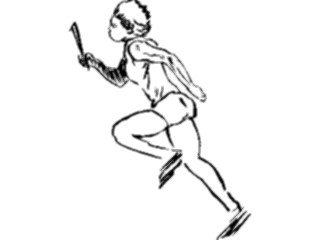 Sticker Custom Preview Image #122161 Sports Line Art T F Relay1
