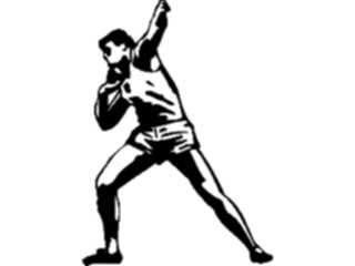 Sticker Custom Preview Image #122188 Sports Line Art T F Shot Put3