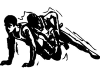 Sticker Custom Preview Image #122222 Sports Line Art Wrestling13