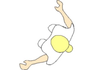 Sticker Custom Preview Image #122295 Sports Other Athlete Top View3