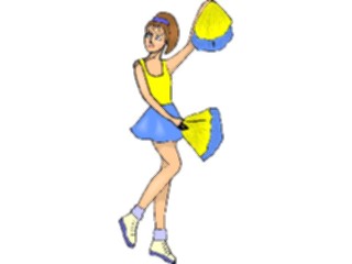 Sticker Custom Preview Image #122352 Sports Other Cheerleader5