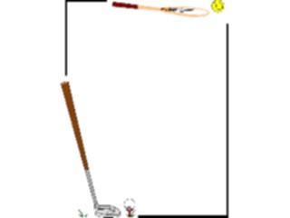 Sticker Custom Preview Image #122466 Sports Other Golf Tennis Border