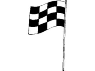 Sticker Custom Preview Image #122786 Sports Racing Checkered Flag1