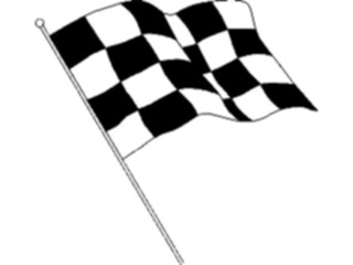 Sticker Custom Preview Image #122789 Sports Racing Checkered Flag4