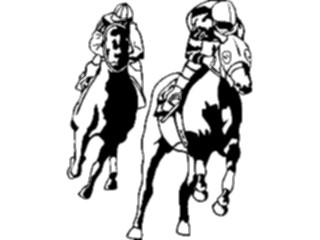 Sticker Custom Preview Image #122830 Sports Racing Horse Racing04