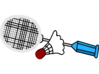 Sticker Custom Preview Image #122892 Sports Racquet Sports Badminton Equip02