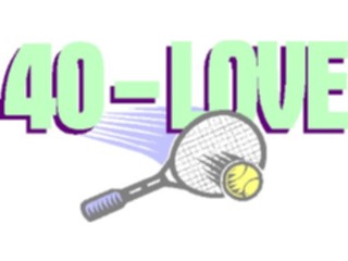 Sticker Custom Preview Image #122935 Sports Racquet Sports Tennis40 Love