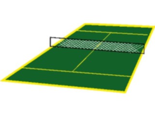 Sticker Custom Preview Image #122973 Sports Racquet Sports Tennis Court2