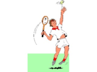 Sticker Custom Preview Image #123020 Sports Racquet Sports Tennis Player06