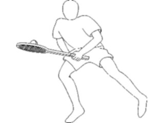 Sticker Custom Preview Image #123022 Sports Racquet Sports Tennis Player08