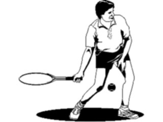 Sticker Custom Preview Image #123026 Sports Racquet Sports Tennis Player12