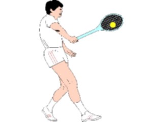 Sticker Custom Preview Image #123040 Sports Racquet Sports Tennis Player26