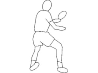 Sticker Custom Preview Image #123042 Sports Racquet Sports Tennis Player28