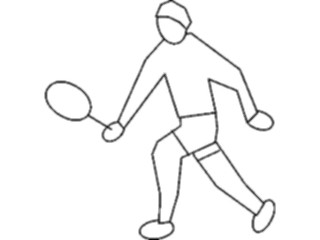 Sticker Custom Preview Image #123044 Sports Racquet Sports Tennis Player30