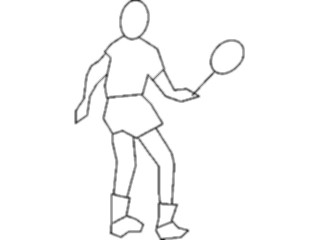 Sticker Custom Preview Image #123046 Sports Racquet Sports Tennis Player32