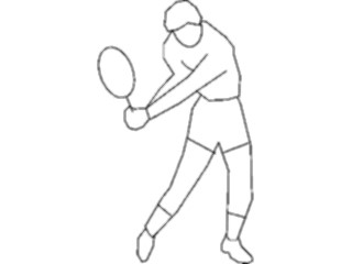 Sticker Custom Preview Image #123047 Sports Racquet Sports Tennis Player33