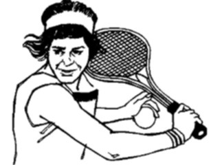 Sticker Custom Preview Image #123049 Sports Racquet Sports Tennis Player35