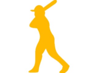 Sticker Custom Preview Image #123106 Sports Silhouettes Baseball Batter5