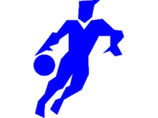 Sticker Custom Preview Image #123113 Sports Silhouettes Basketball Player02