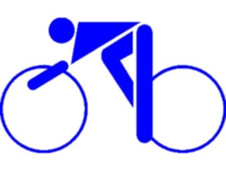 Sticker Custom Preview Image #123152 Sports Silhouettes Cycling2