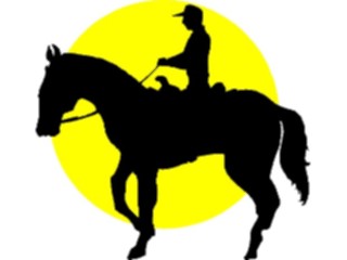 Sticker Custom Preview Image #123170 Sports Silhouettes Equestrian5