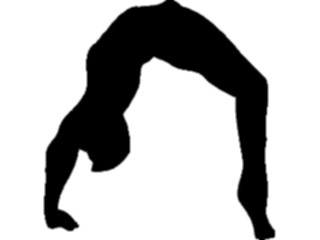 Sticker Custom Preview Image #123200 Sports Silhouettes Gymnastics03