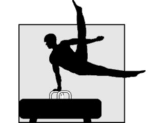 Sticker Custom Preview Image #123207 Sports Silhouettes Gymnastics10