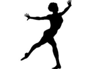 Sticker Custom Preview Image #123212 Sports Silhouettes Gymnastics15