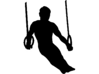 Sticker Custom Preview Image #123213 Sports Silhouettes Gymnastics16