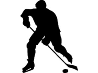 Sticker Custom Preview Image #123230 Sports Silhouettes Ice Hockey04