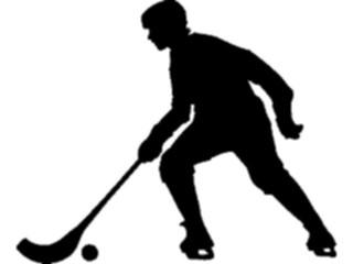 Sticker Custom Preview Image #123231 Sports Silhouettes Ice Hockey05