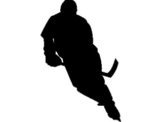 Sticker Custom Preview Image #123232 Sports Silhouettes Ice Hockey06