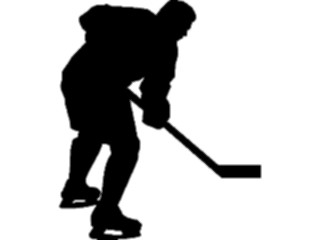 Sticker Custom Preview Image #123233 Sports Silhouettes Ice Hockey07