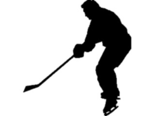 Sticker Custom Preview Image #123234 Sports Silhouettes Ice Hockey08