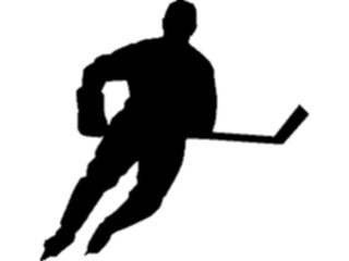 Sticker Custom Preview Image #123235 Sports Silhouettes Ice Hockey09