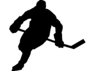 Sticker Custom Preview Image #123236 Sports Silhouettes Ice Hockey10