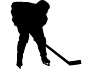 Sticker Custom Preview Image #123237 Sports Silhouettes Ice Hockey11