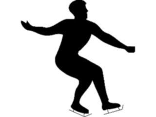 Sticker Custom Preview Image #123246 Sports Silhouettes Ice Skating6