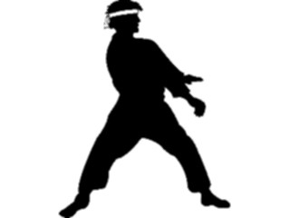 Sticker Custom Preview Image #123254 Sports Silhouettes Martial Arts04