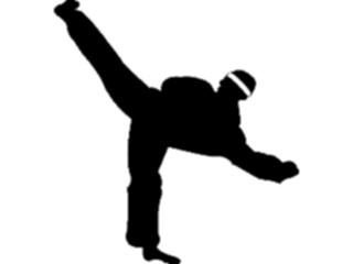 Sticker Custom Preview Image #123255 Sports Silhouettes Martial Arts05